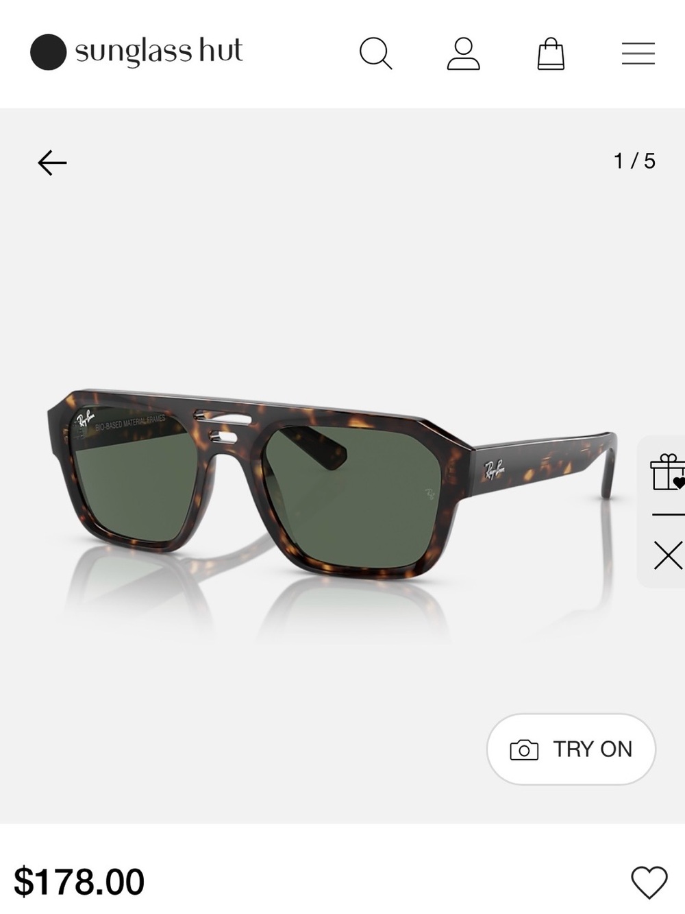 Ray-Ban Corrigans NEW Polarized